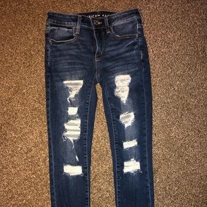 American Eagle jeggings crop